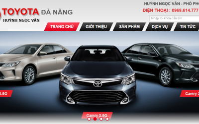 Thiết kế web bán xe hơi tại Đà Nẵng chuyên nghiệp chất lượng
