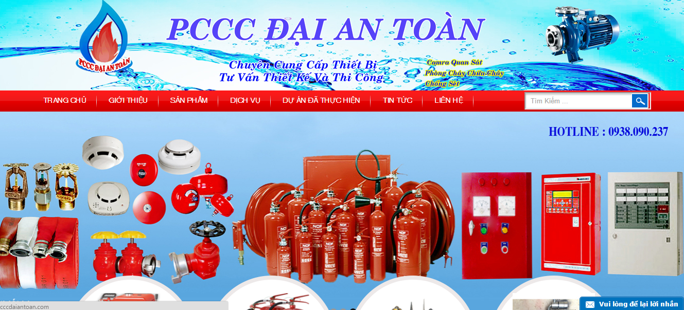 thiết kế web bảo hộ chữa cháy tại Đà Nẵng 