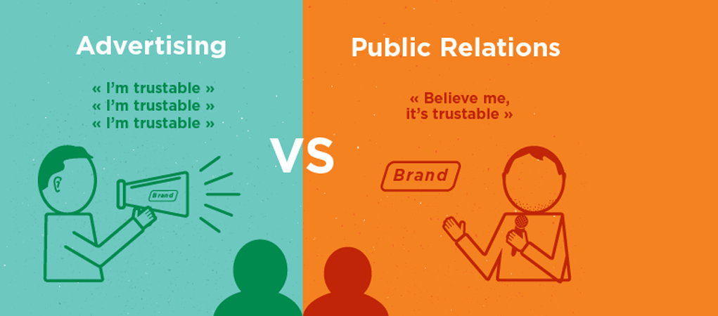 Phân biệt Advertising và Public Relations (PR)