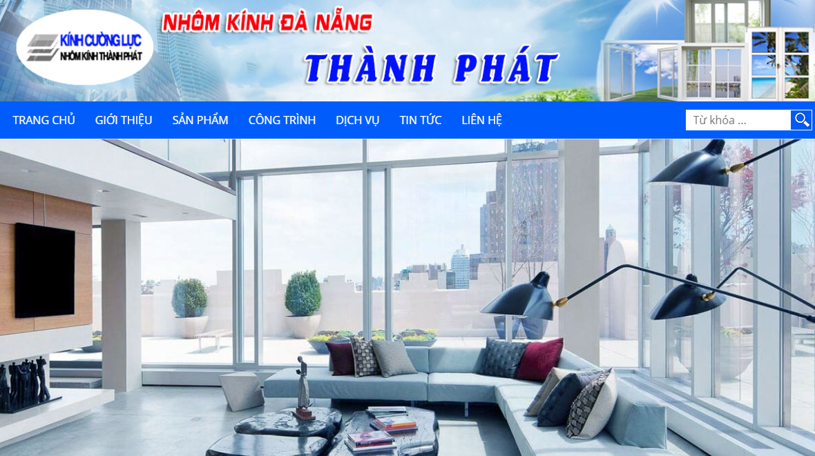 Thiết kế web nhôm kính tại Đà Nẵng chuẩn SEO chuyên nghiệp