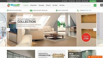 Thiết kế website Kiến trúc - Nội thất - Xây dựng