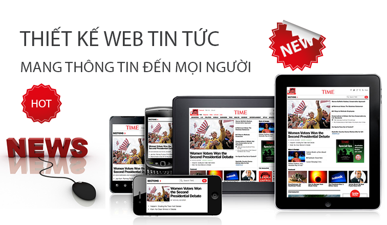 Thiết kế website tin tức, báo điện tử thu hút hàng triệu lượt views