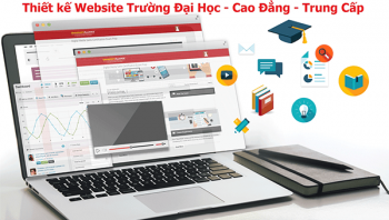 Thiết kế website trường đại học, cao đẳng, trung cấp