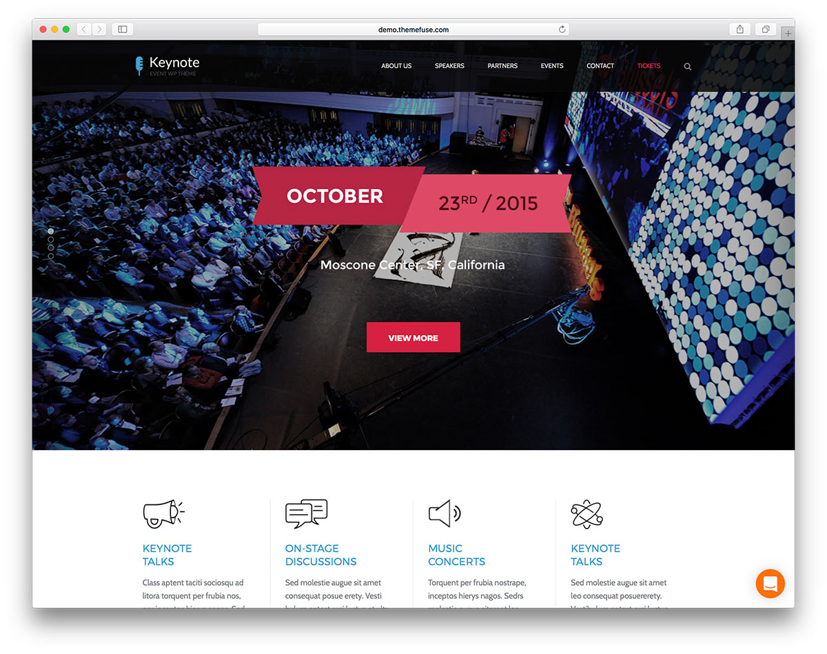 Top 10 mẫu website giới thiệu Event, Sự kiện đẹp 2020