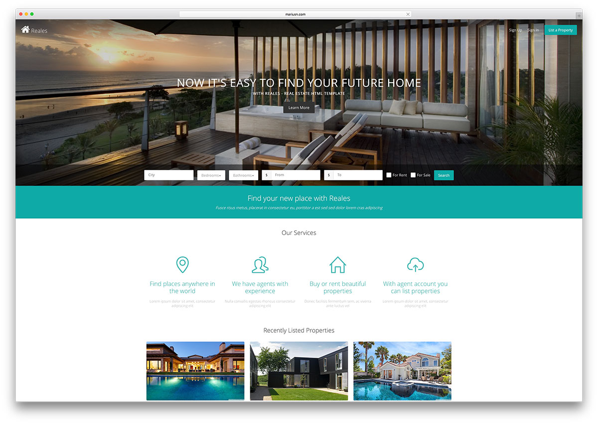 Top 7 mẫu website bất động sản đẹp và chuyên nghiệp nhất 2021